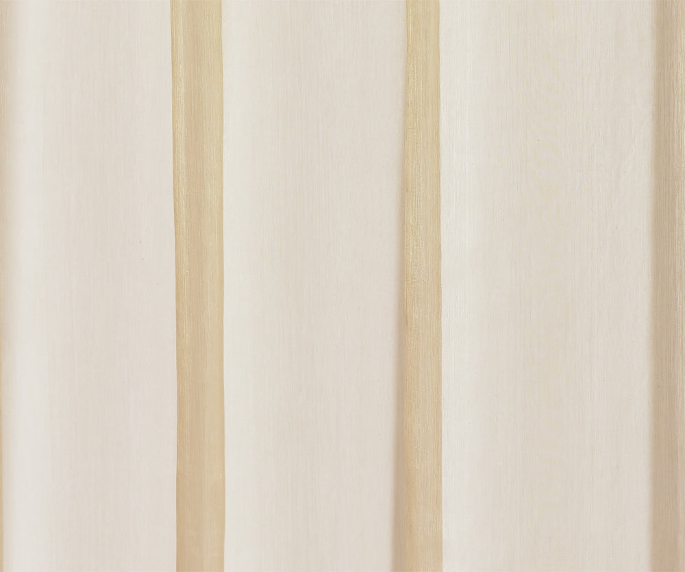 Organza Sheer Curtains Rod Pocket Drapes 100x200cm/140x213cm 2Panels