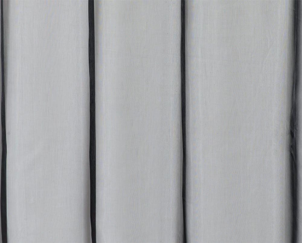 Organza Sheer Curtains Rod Pocket Drapes 100x200cm/140x213cm 2Panels