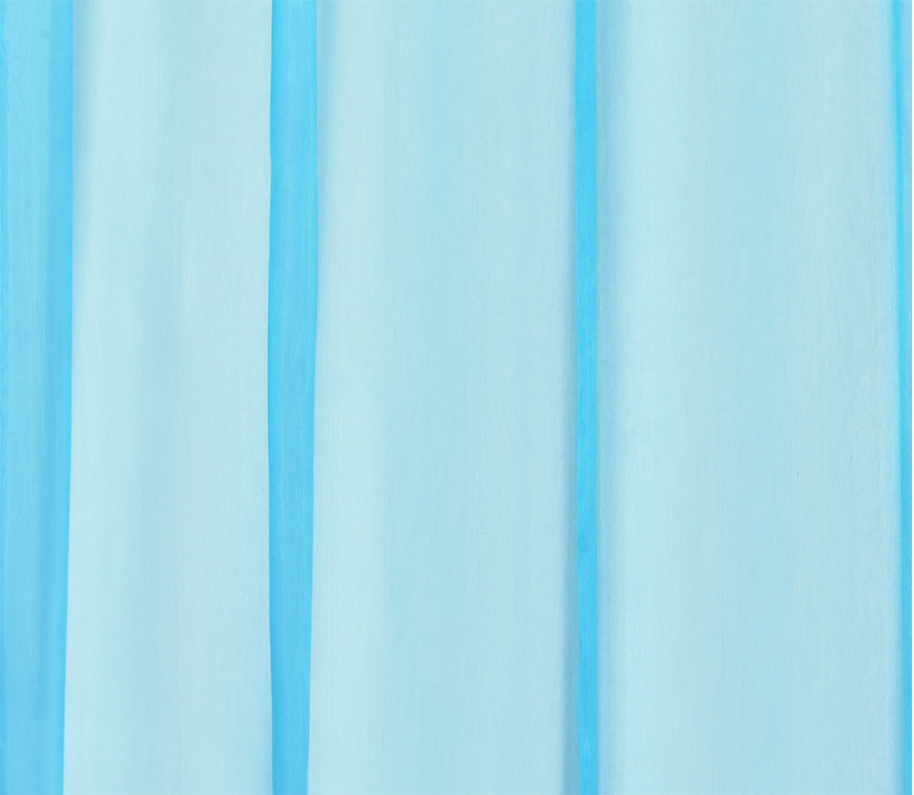 Organza Sheer Curtains Rod Pocket Drapes 100x200cm/140x213cm 2Panels