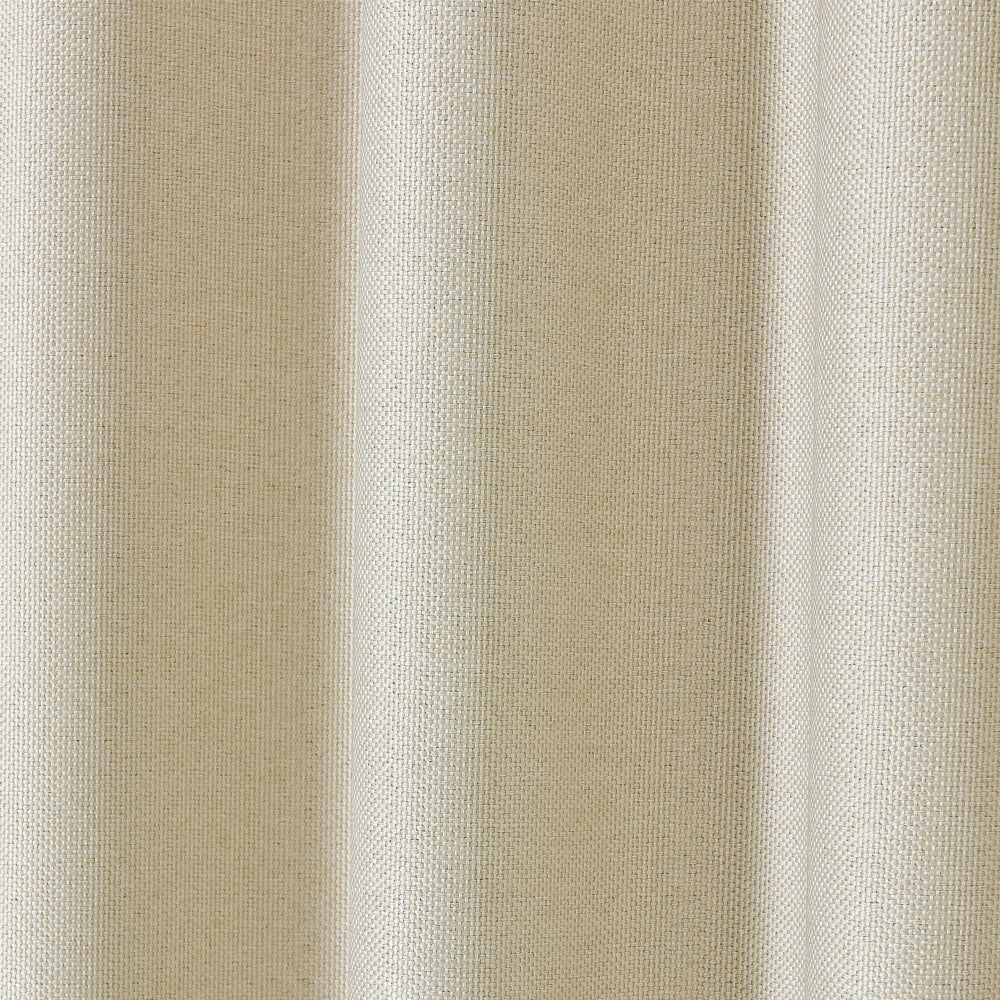 Eyelet Blackout Drapes Linen Looking Curtains Blockout Textured Fabric 1Panel/bag