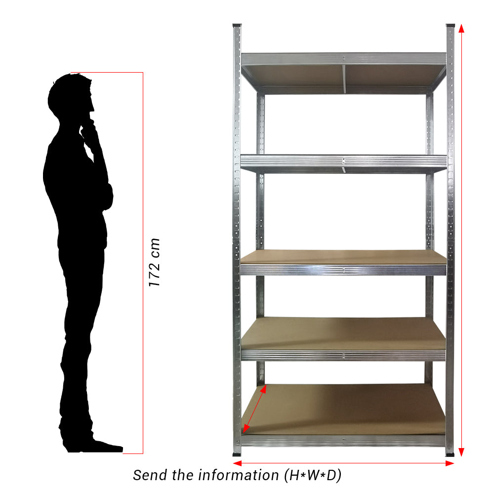 5PLY galvanized metal shelving