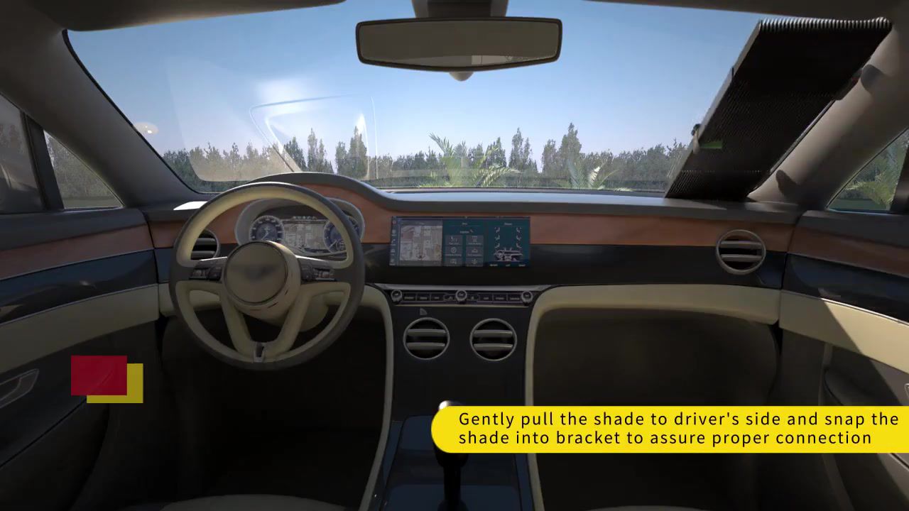 Retractable Car Sunshade - UV Protection Aluminum Foil Window Shade for Windshield & Rear