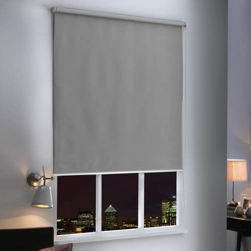 Custom Size 100% Blackout Roller Blinds Commercial Quality 6 Colours