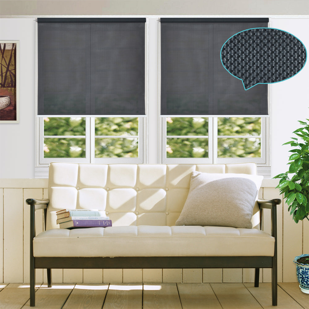 Custom Size Sunscreen Roller Blinds Sun Shade Light Filtering Made to Measure