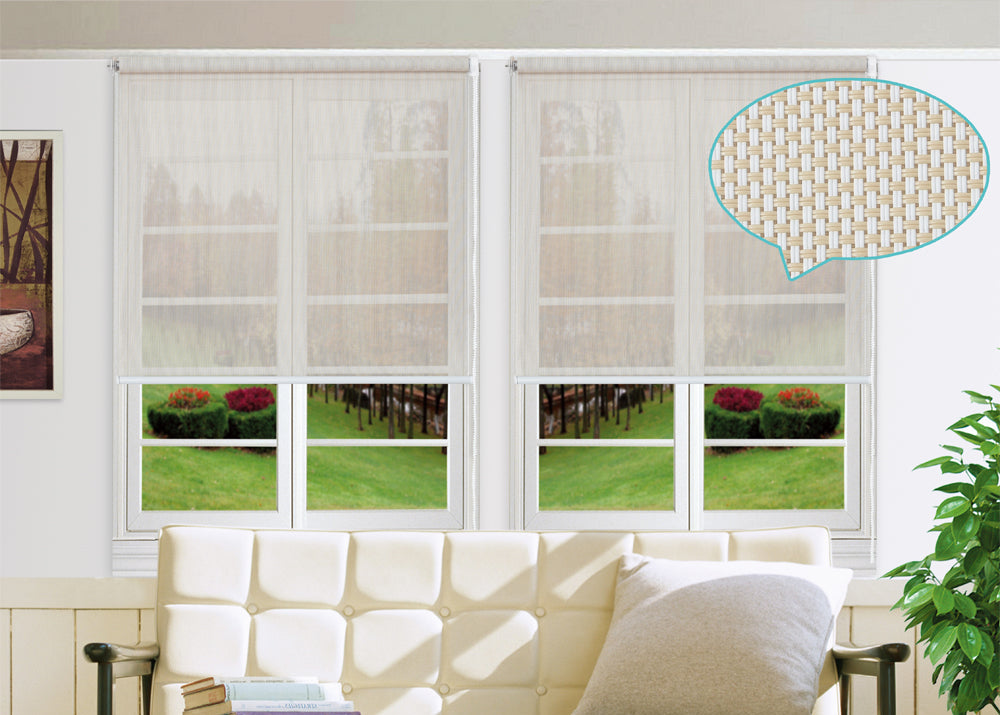 Modern Sunshade Roller Blind Sunscreen Sun Filtering Room Blind See Through Blind Many colors