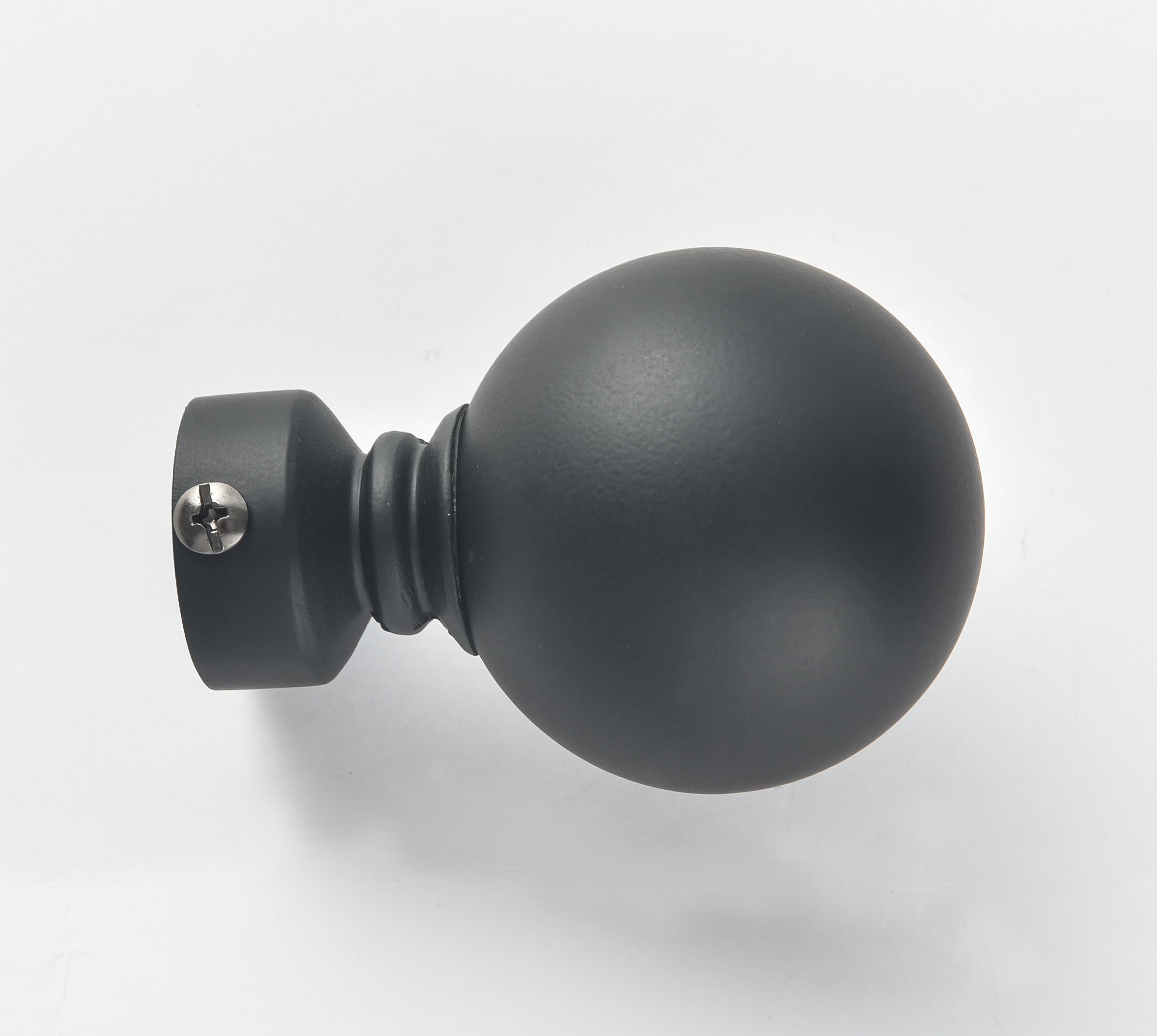 2PCS Metal Curtain Pole Rod Finials Ends Metal Heads Ball Ends fit for 22~25mm Pole