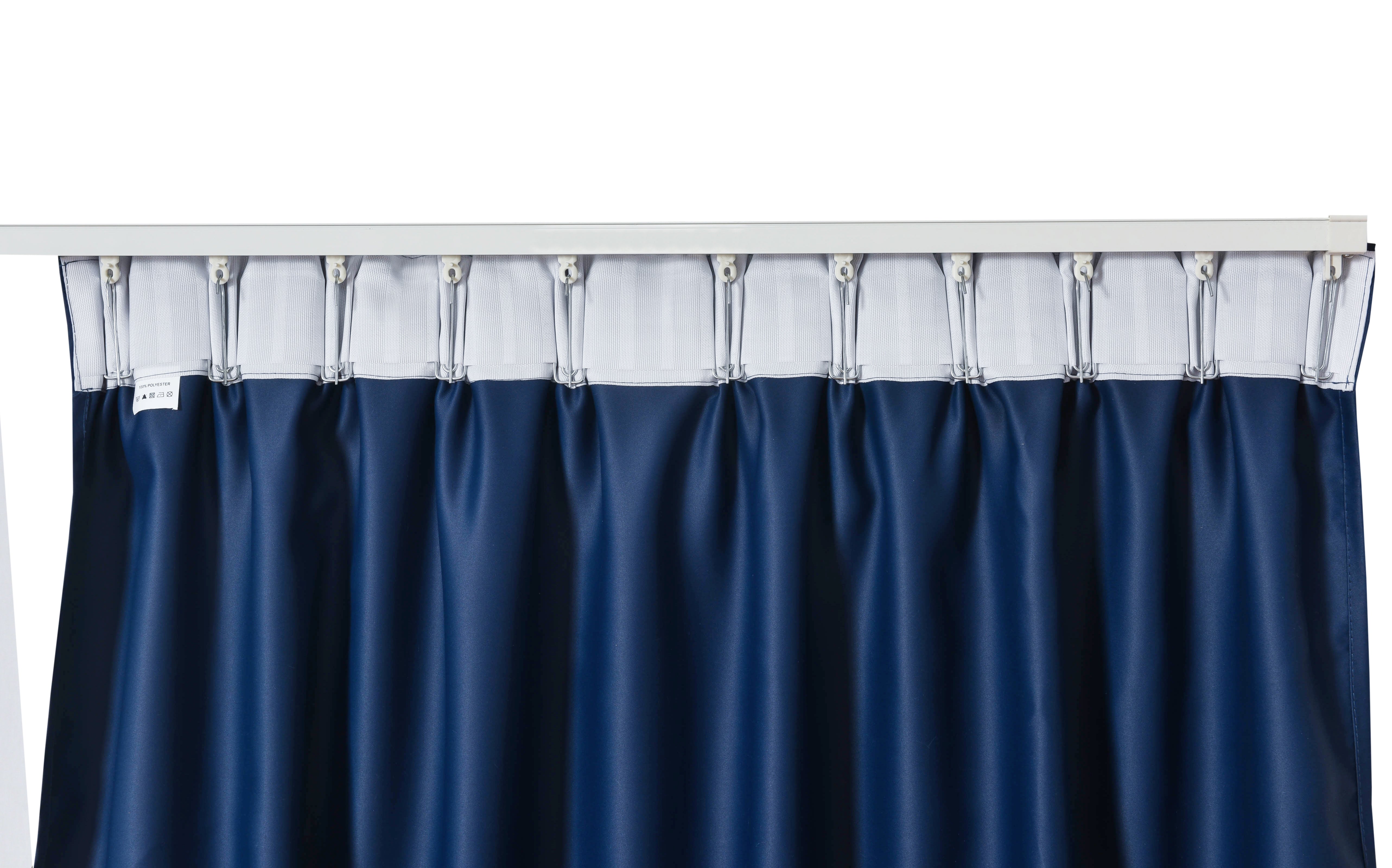 Extendable Curtain Rail Ceiling Mount Curtain Track System 1.5m~4.1m