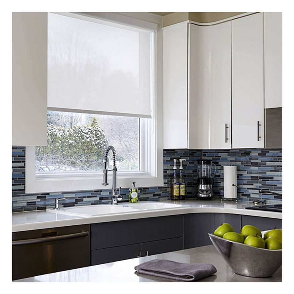 Modern Sunshade Roller Blind Sunscreen Sun Filtering Room Blind See Through Blind Many colors