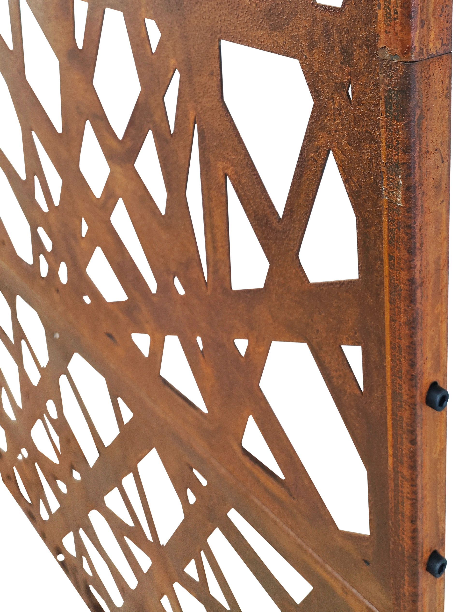 Transform Your Outdoor Space with Stylish Rusty Garden Screens ...