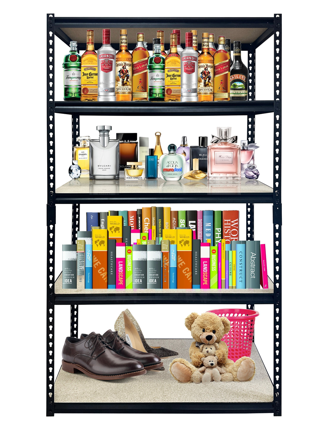 Organize Your Workshop with Durable and Stylish Metal Shelving