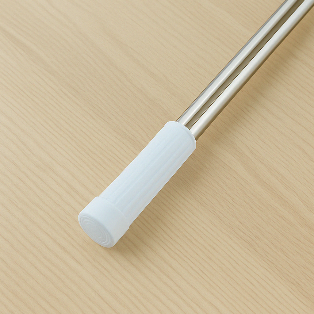 Multi-function Spring Tension Rod Shower Curtain Rod Extendable Rod Two Designs