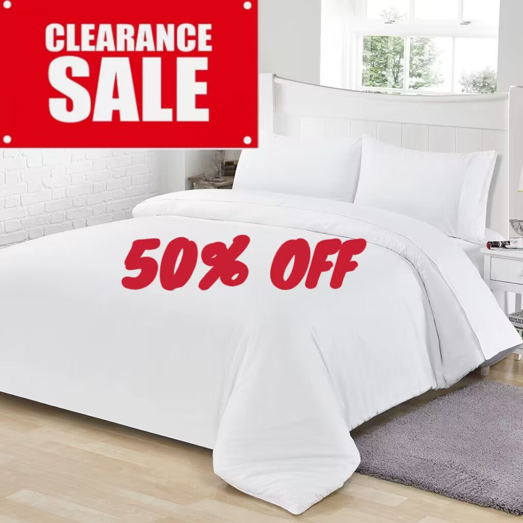 Ultra Soft Microfiber Wrinkle Resistant Quilt Cover Set with Flat Sheet & Pillowcases Single/King single/Double/Queen/King All Sizes