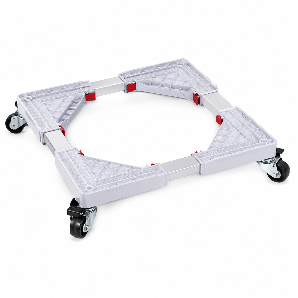 Clearance Heavy-Duty 1000KG Adjustable Appliance Roller Base Adjustable Appliance Base | Mobile Trolley for Washer & Fridge