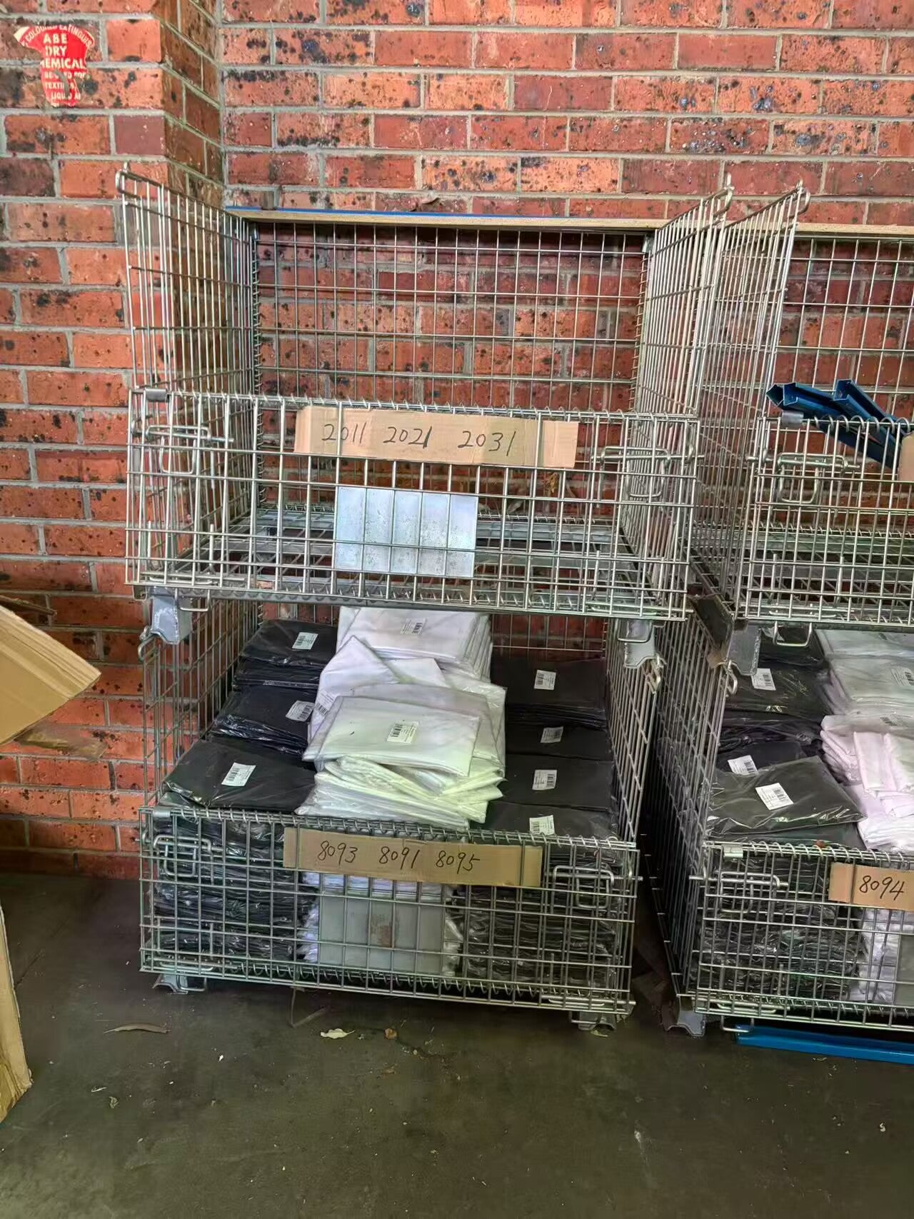 Collapsible Foldable Wire Mesh Stillage Pallet Cage Warehouse Storage