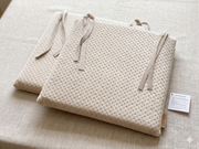 2PCS Waterproof Chair Pads Plush Sponge Dining Chair Seat Cushions Soft Square Seat Cushions 40cm*40cm*3cm