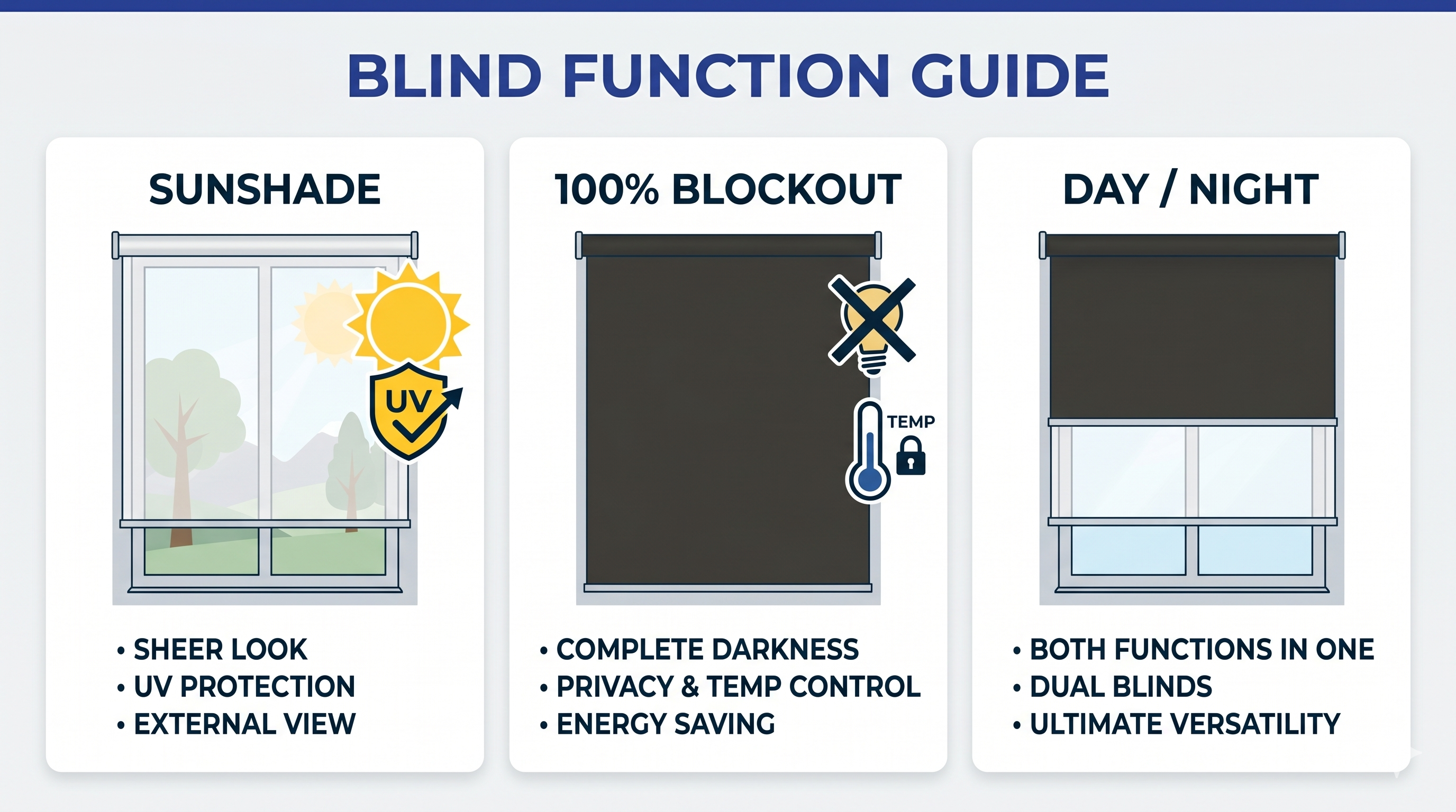 Custom Size Sunscreen Roller Blinds Sun Shade Light Filtering Made to Measure
