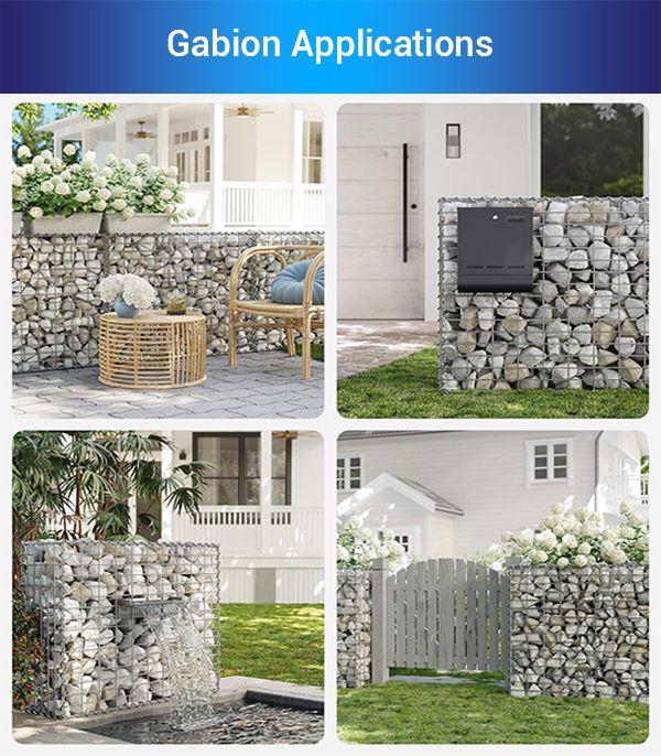 Durable Galvanized Gabion for Road Building Applications
