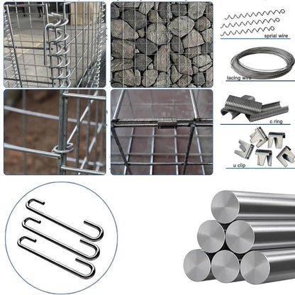 Durable Galvanized Gabion for Road Building Applications