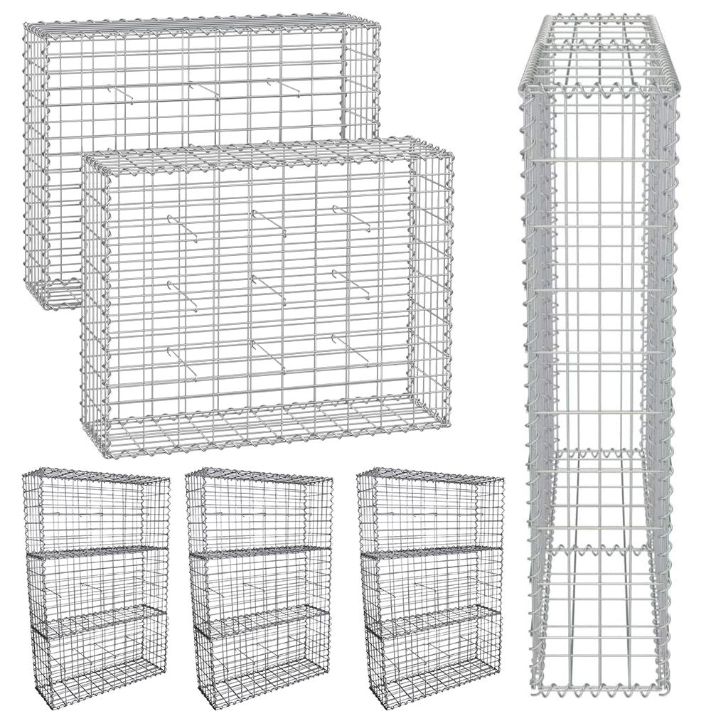 Durable Galvanized Gabion for Road Building Applications