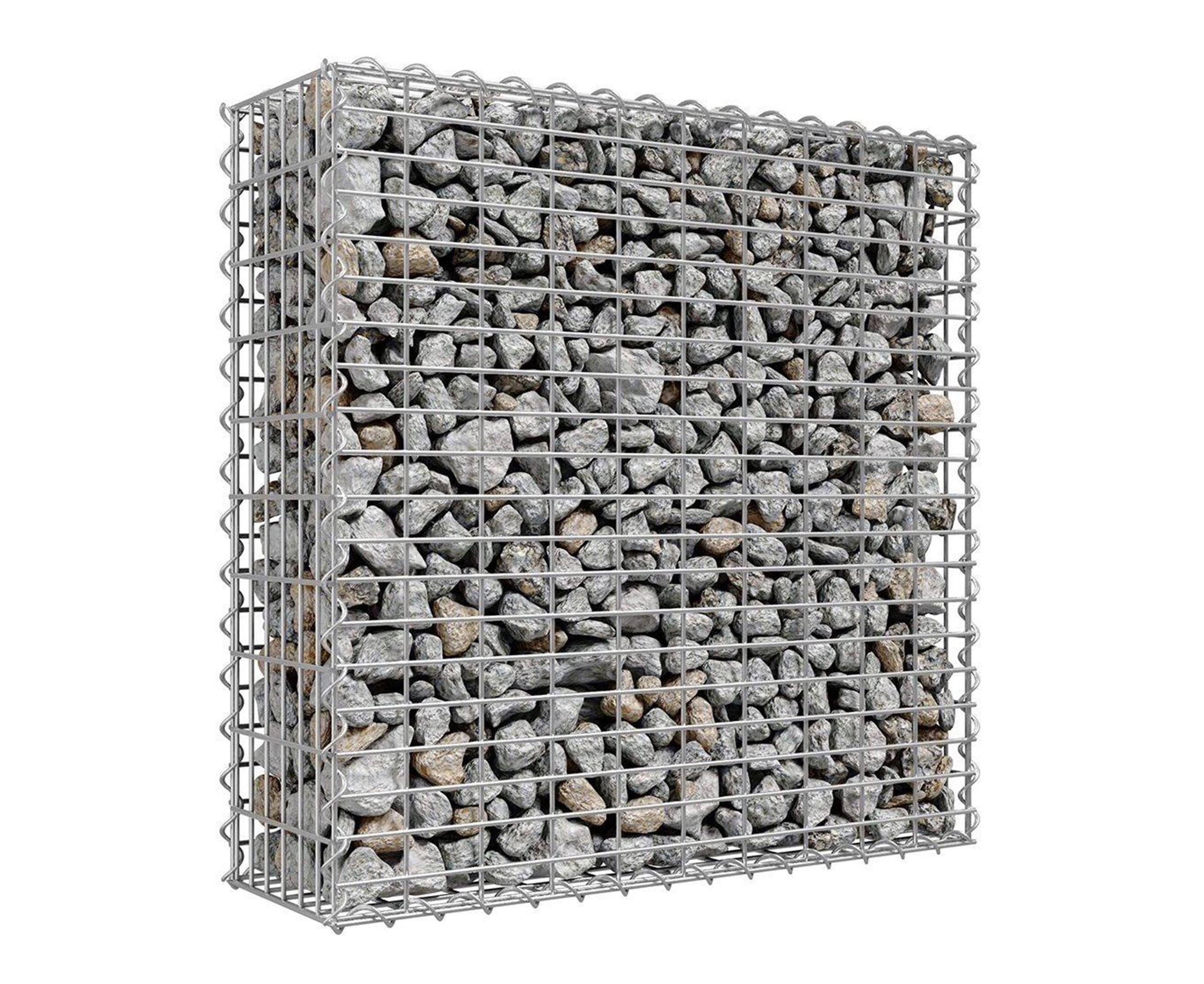 Durable Galvanized Gabion for Road Building Applications