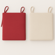 Supersoft Plush Chair Pad Sponge Dining Chair Seat Cushion Soft Seat Cushion Square 40cm 2PCS