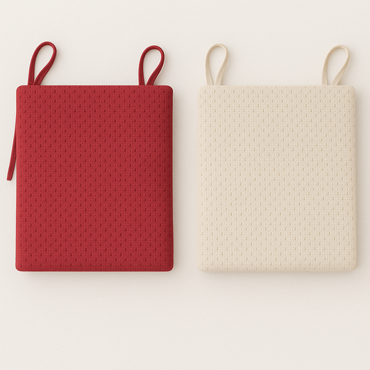 Supersoft Plush Chair Pad Sponge Dining Chair Seat Cushion Soft Seat Cushion Square 40cm 2PCS