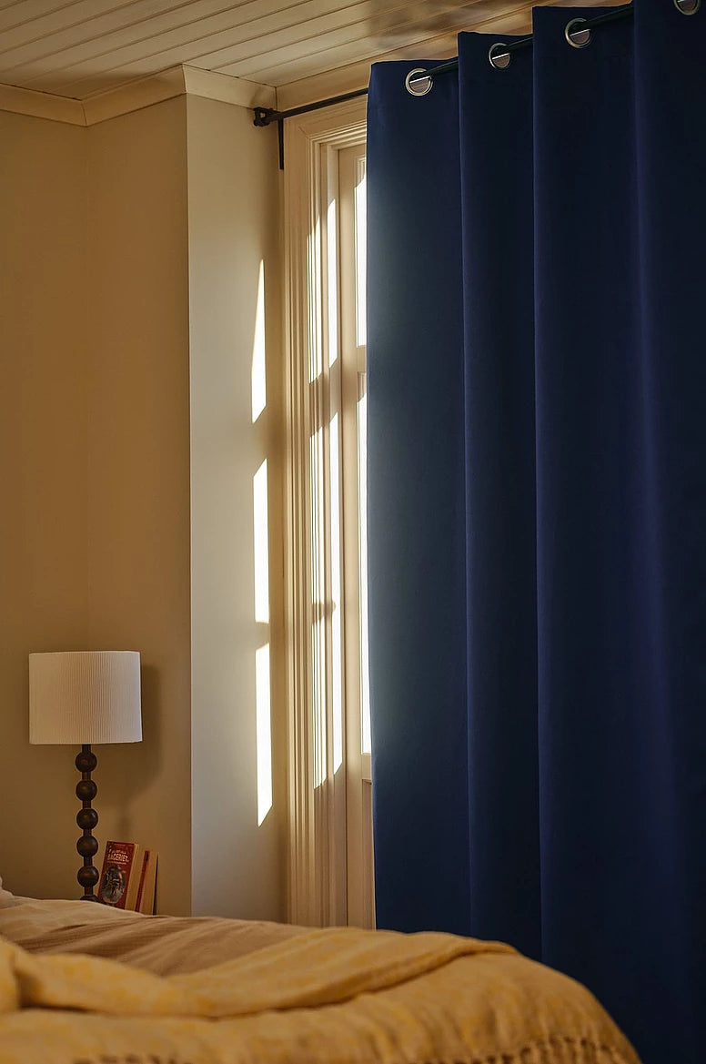 Blackout Curtain Eyelet 3-Layer Woven  Blockout Drapes Room Darkening 160/230 Drop -1 Panel