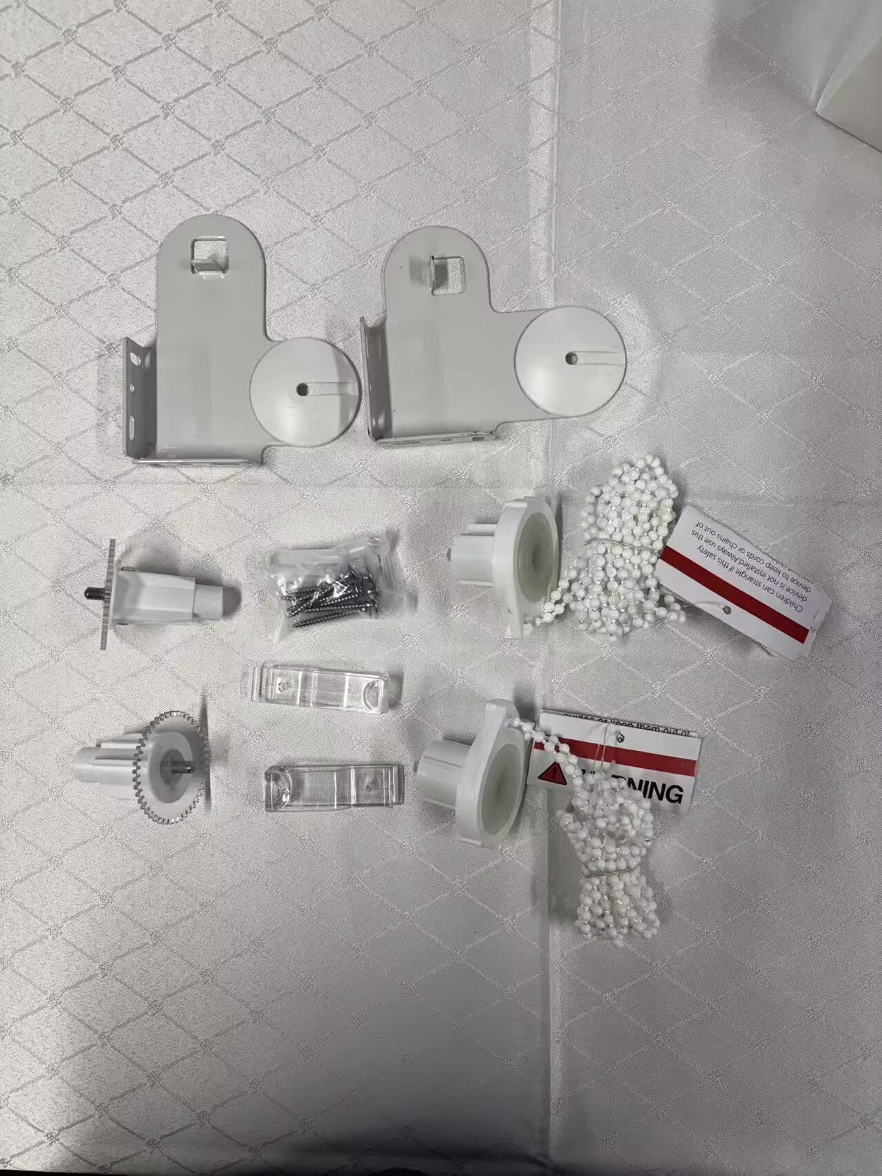 Dual Roller blinds Bead Chain Cluth Bracket 28mm/38mm Bracket Set Plastic  Chain
