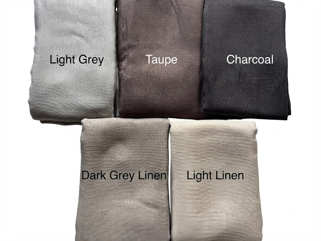 Linen Textured Eyelet Blackout Curtains – Thermal Blockout for Curtain Rods 1 PC