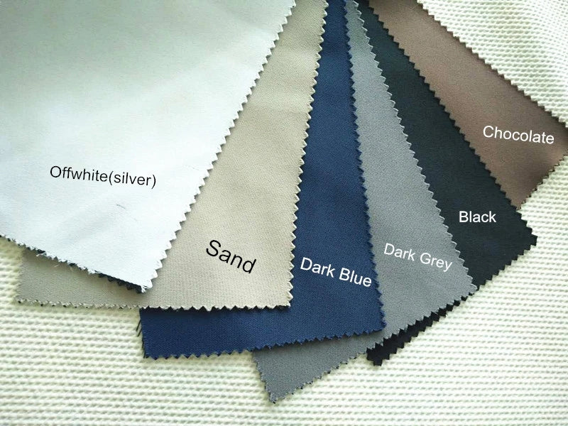Blockout Curtains Drapes Fabric Cutting Color Sample 15x20cm