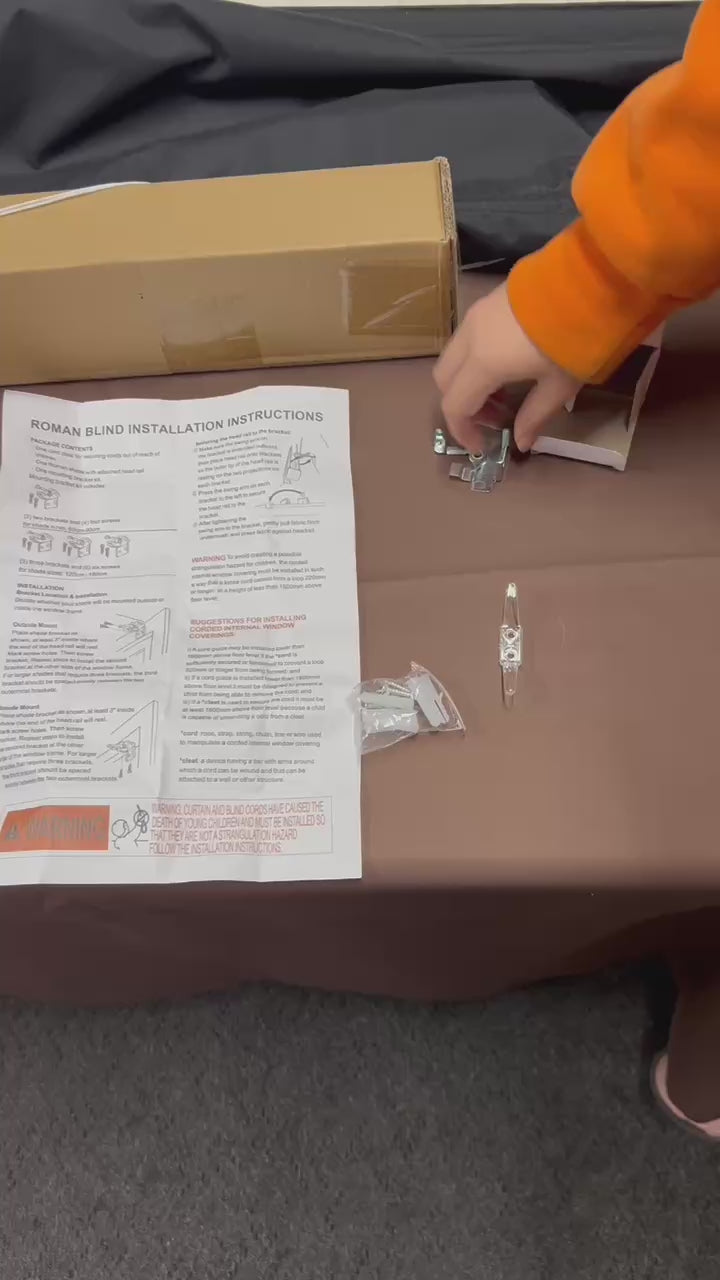 Load video: 100% Blockout Roman Shade – Microfiber with Thermal Insulation