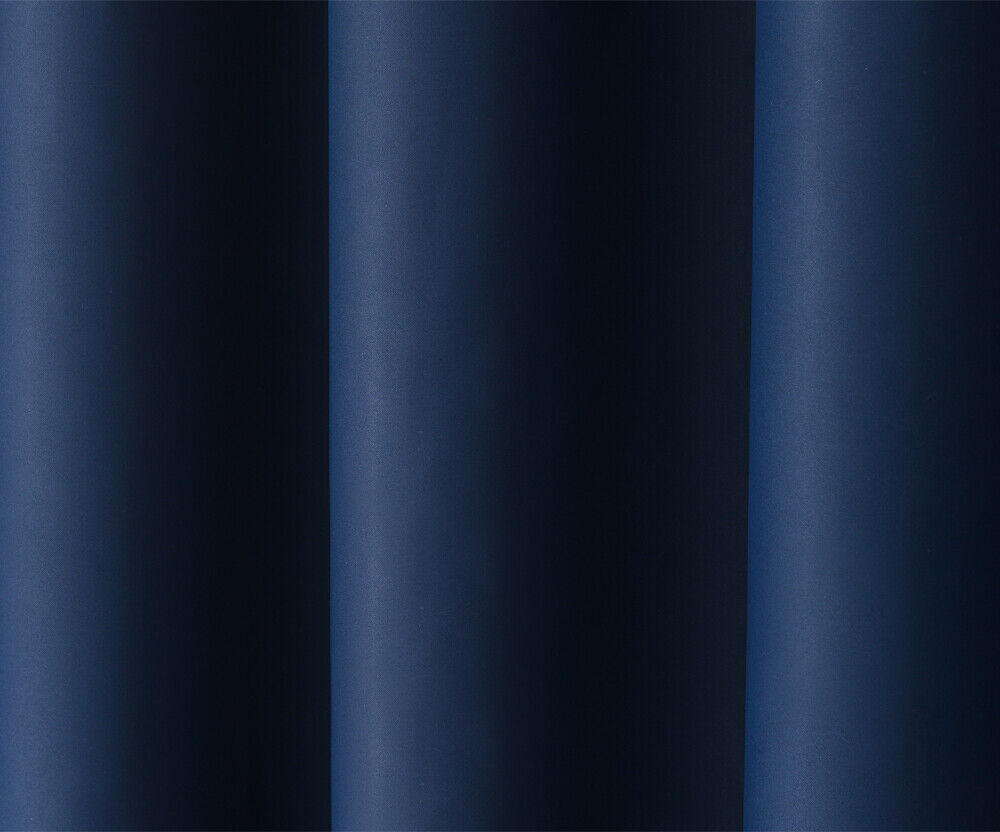 Blackout Curtains  Pencil Pleat 3-Layers Woven  Blockout  Drapes Room Darkening 213cm Drop 1 Panel
