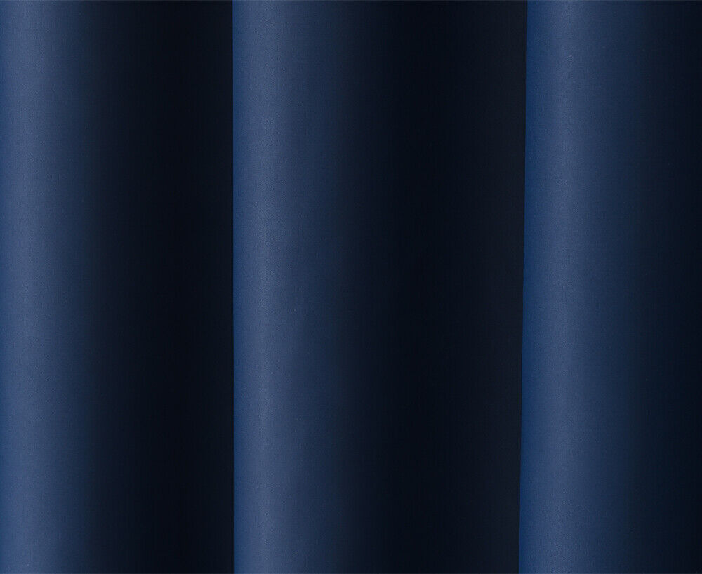 Blackout  Pinch Pleat Curtains  3-Layer Woven Blockout Drapes Room Darkening 160/230 Drop 1 Panel