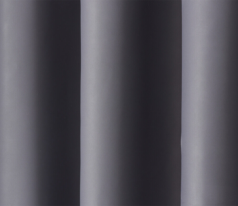 Blackout Curtains  Pencil Pleat 3-Layers Woven  Blockout  Drapes Room Darkening 213cm Drop 1 Panel