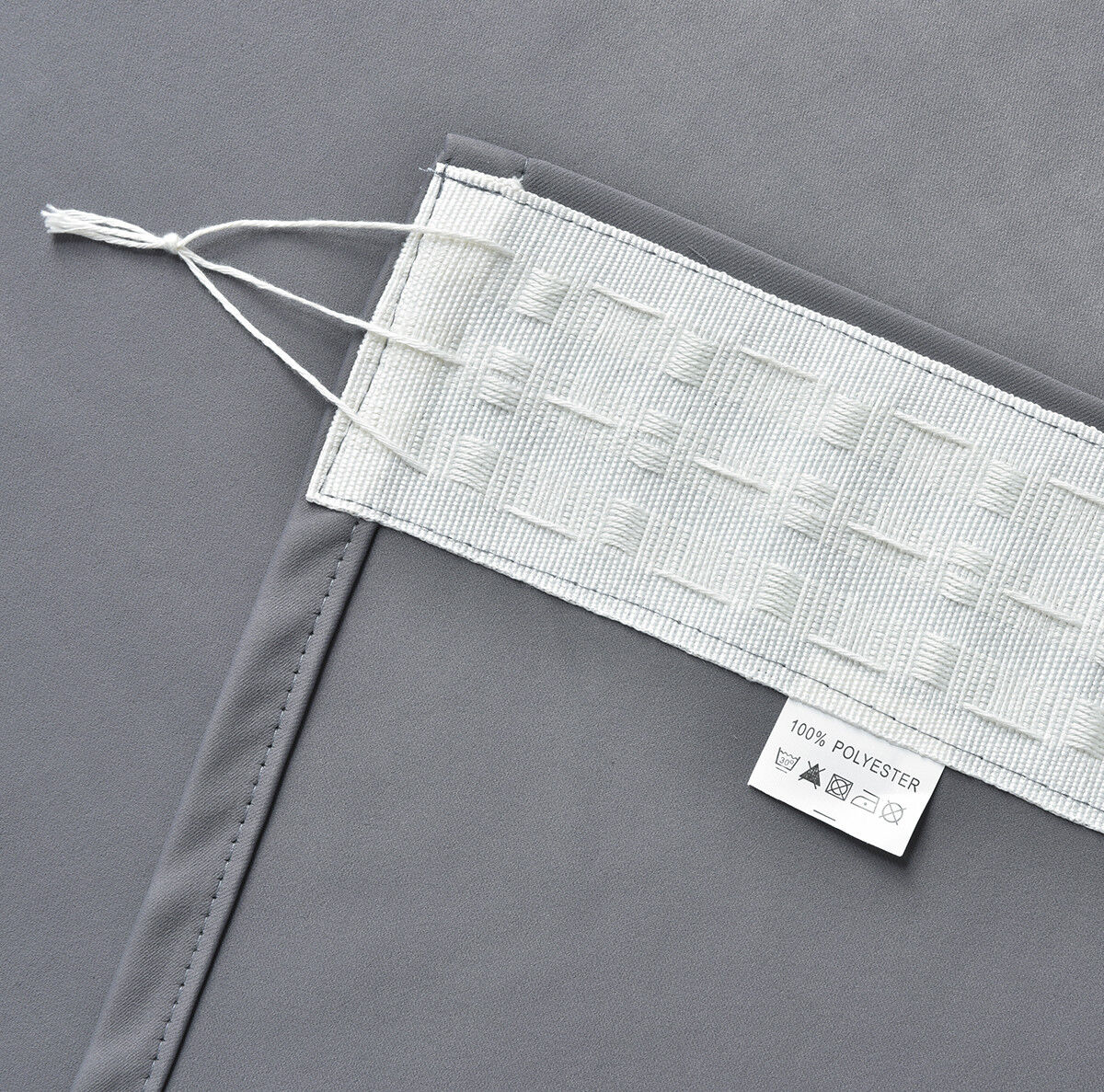 Blackout Curtains  Pencil Pleat 3-Layers Woven  Blockout  Drapes Room Darkening 213cm Drop 1 Panel