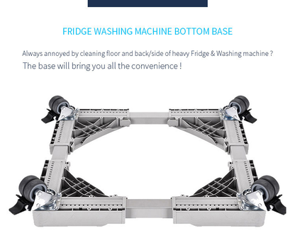 Freezer Base Bracket Stand Movable Support with Wheel Washing Machine Bracket