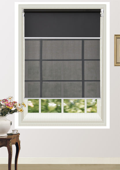 Custom Size Day Night Double Roller Blinds Flexible Combination In Colours