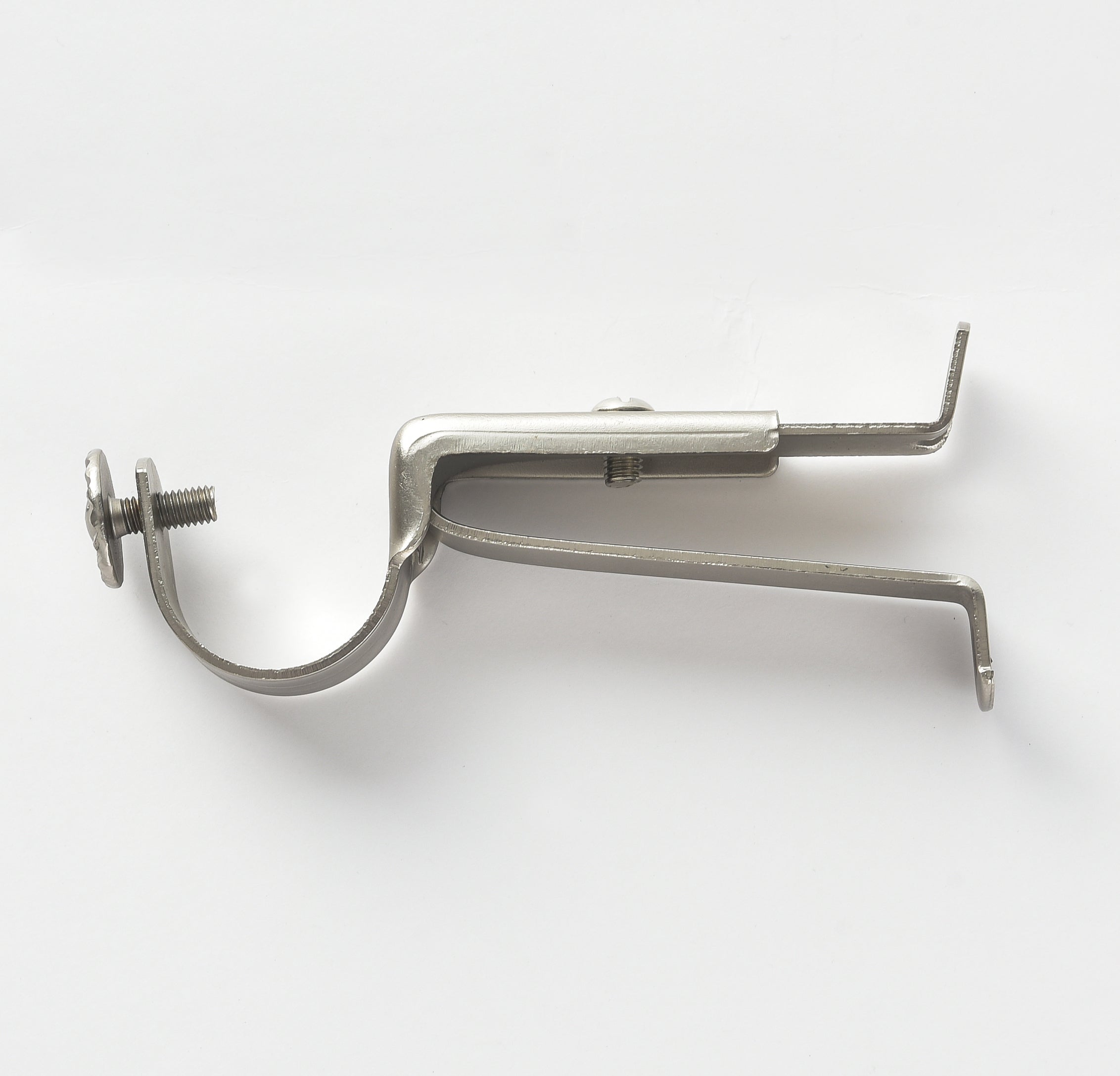 Curtain Rod Holder Metal Curtain Rod Bracket 1Pcs/Bag Silver and Black