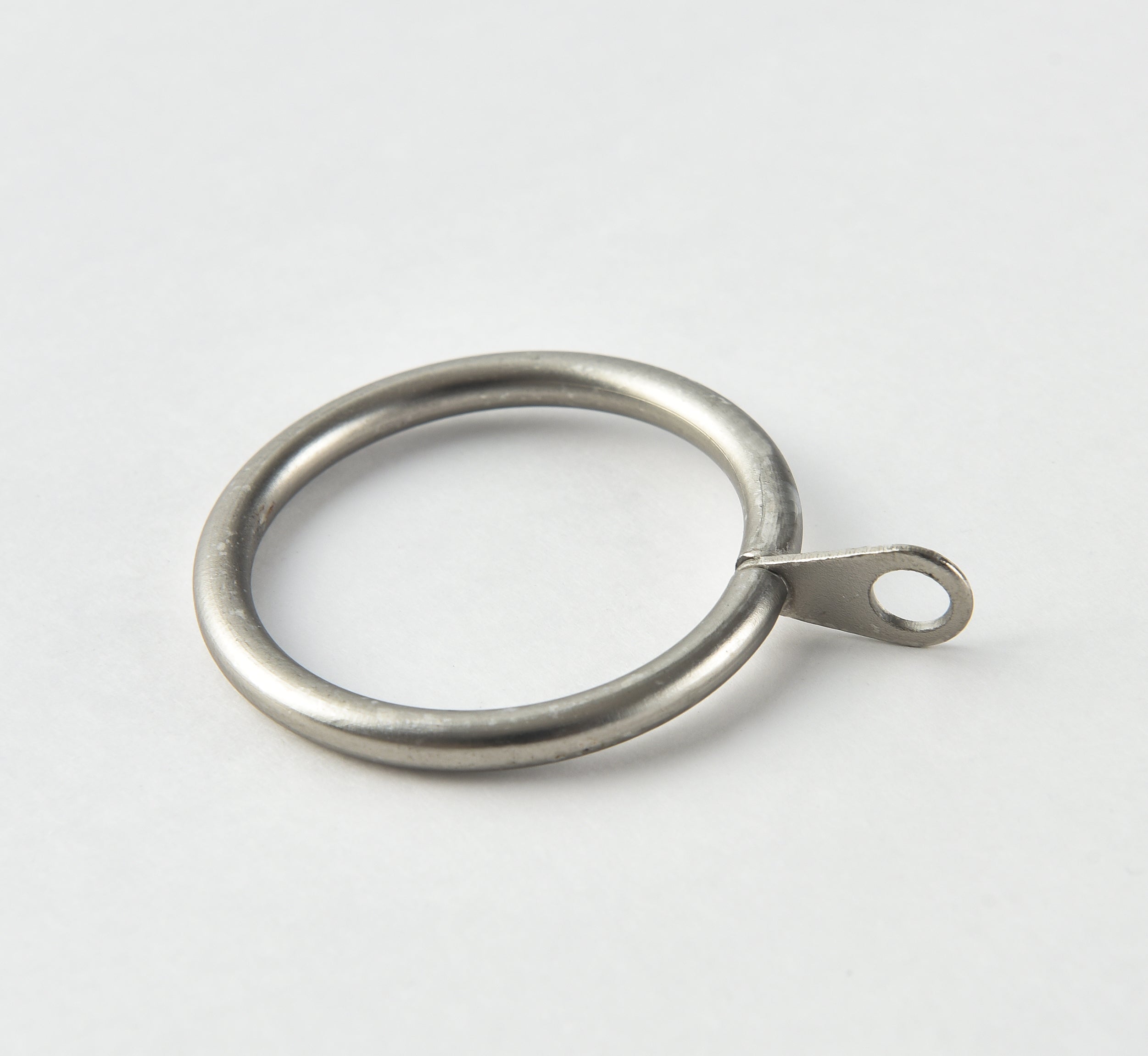 Metal Curtain Rings Silver and Black 10pcs