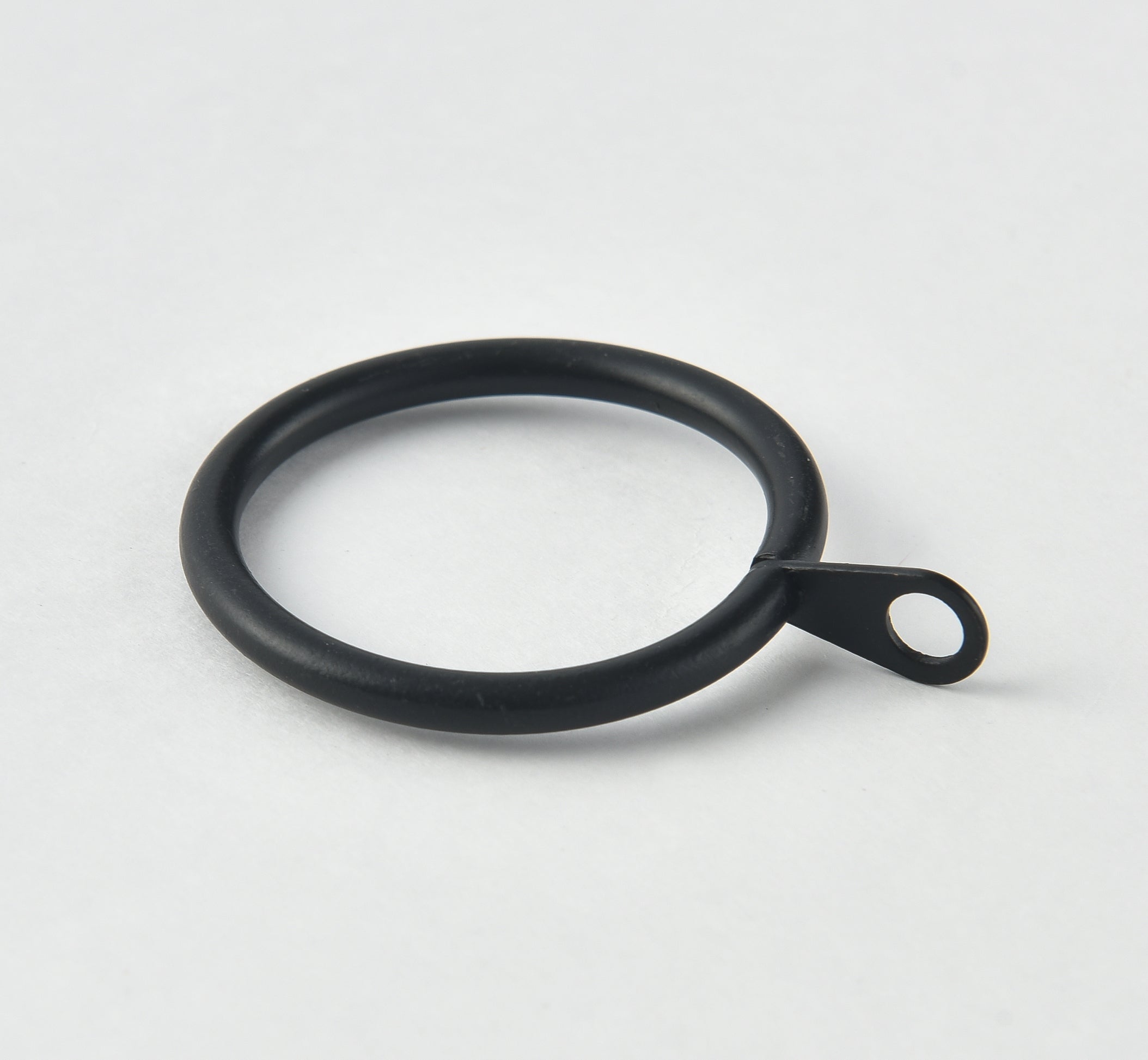 Metal Curtain Rings Silver and Black 10pcs