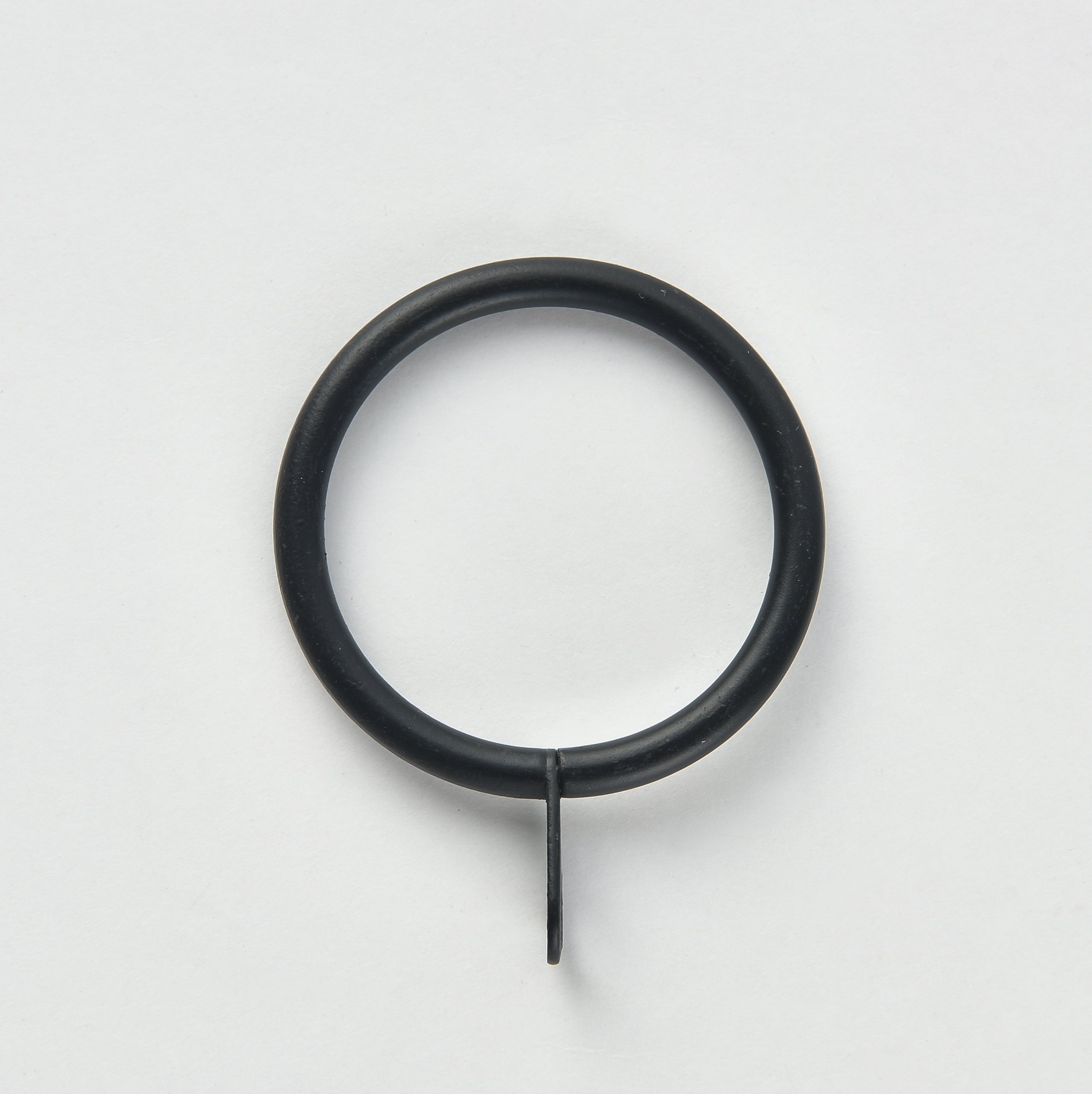 Metal Curtain Rings Silver and Black 10pcs