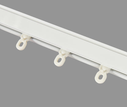 Extendable Curtain Rail Ceiling Mount Curtain Track System With Hooks 1.5m~4.1m