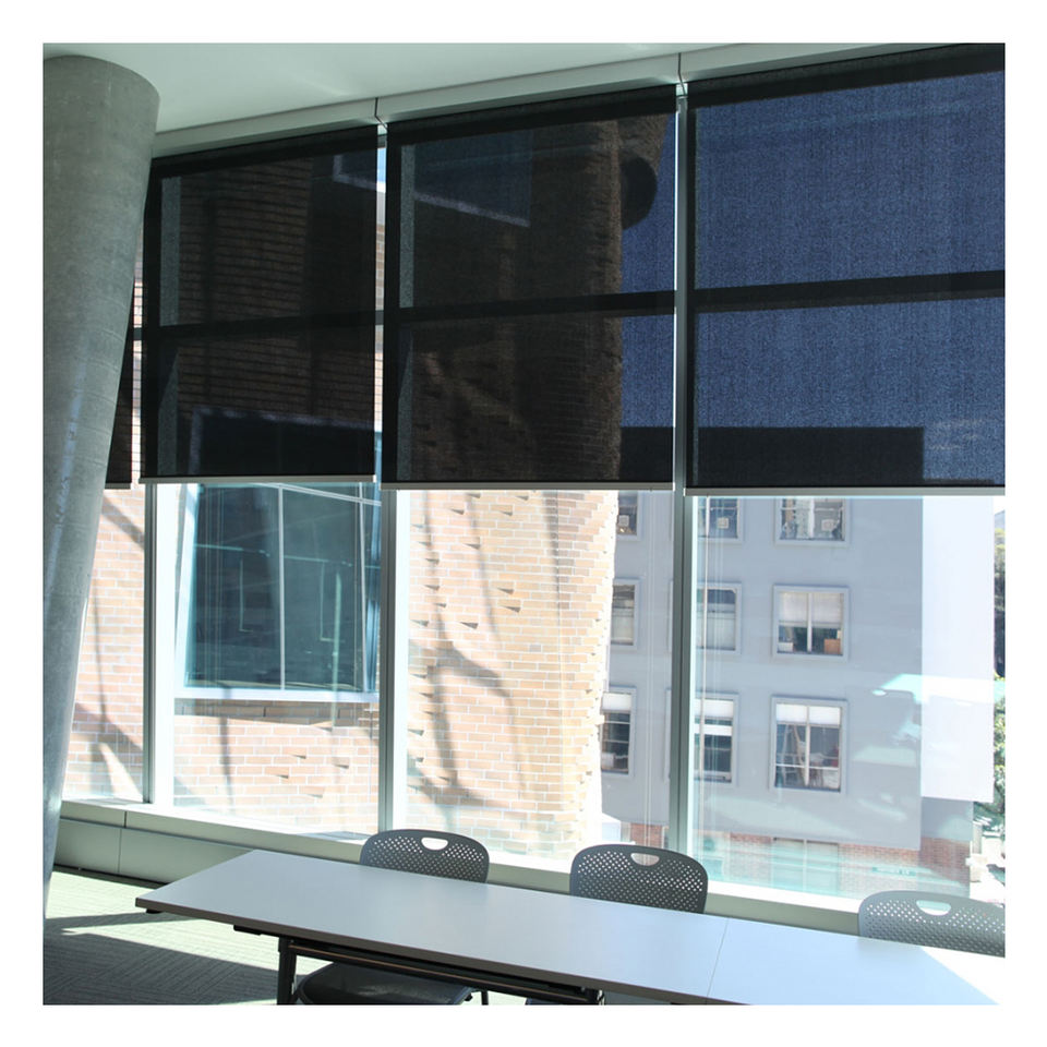 Modern Sunscreen Shade Roller Blind Sun Room Blind See Through Blind Many colors