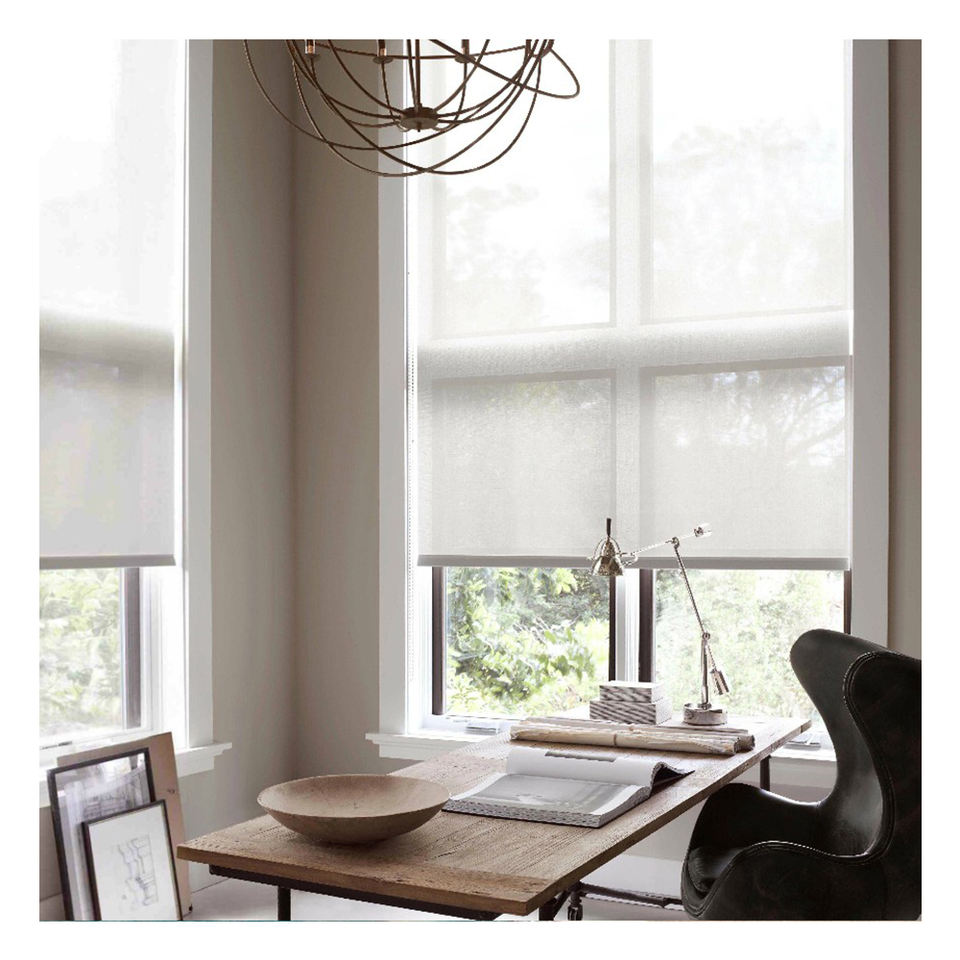 Custom Size Sunscreen Roller Blinds Sun Shade Light Filtering Made to Measure