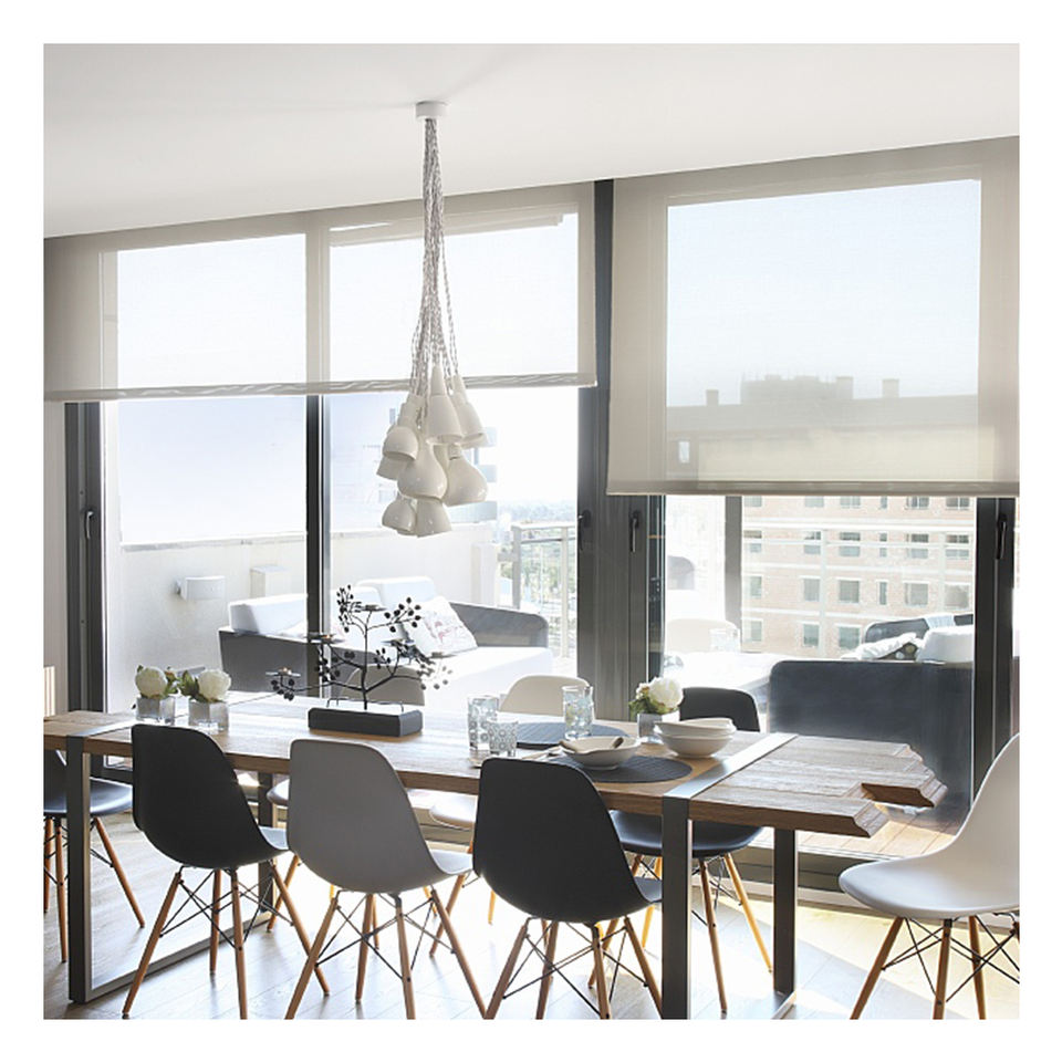 Custom Size Sunscreen Roller Blinds Sun Shade Light Filtering Made to Measure