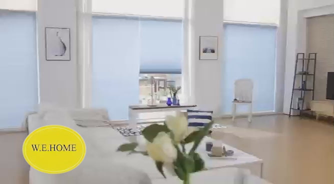 Load video: Blackout Cellular Shade Honeycomb Blind Sunroom Blind Adjustable Tensioned Pleat