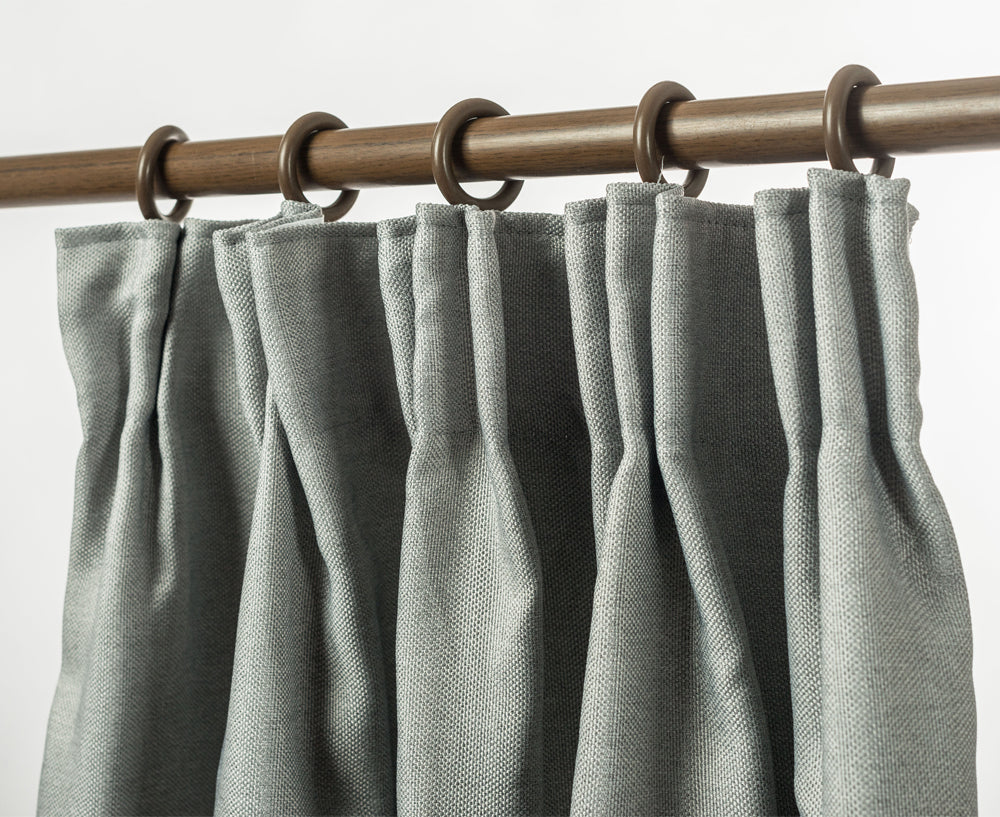 Linen Blackout Curtain Pinch Pleat Blockout 230cm Drop 4 Colors 1 Panel