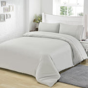 Ultra Soft Microfiber Quilt Cover Set – Wrinkle Resistant, Includes Flat Sheet & Pillowcases (All Sizes)