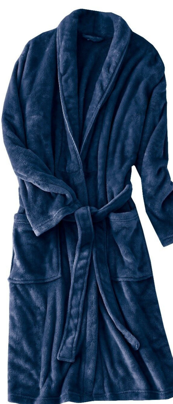 Bathrobe Dressing Gown Supersoft Coral Fleece Sleepingwear Men's Women's