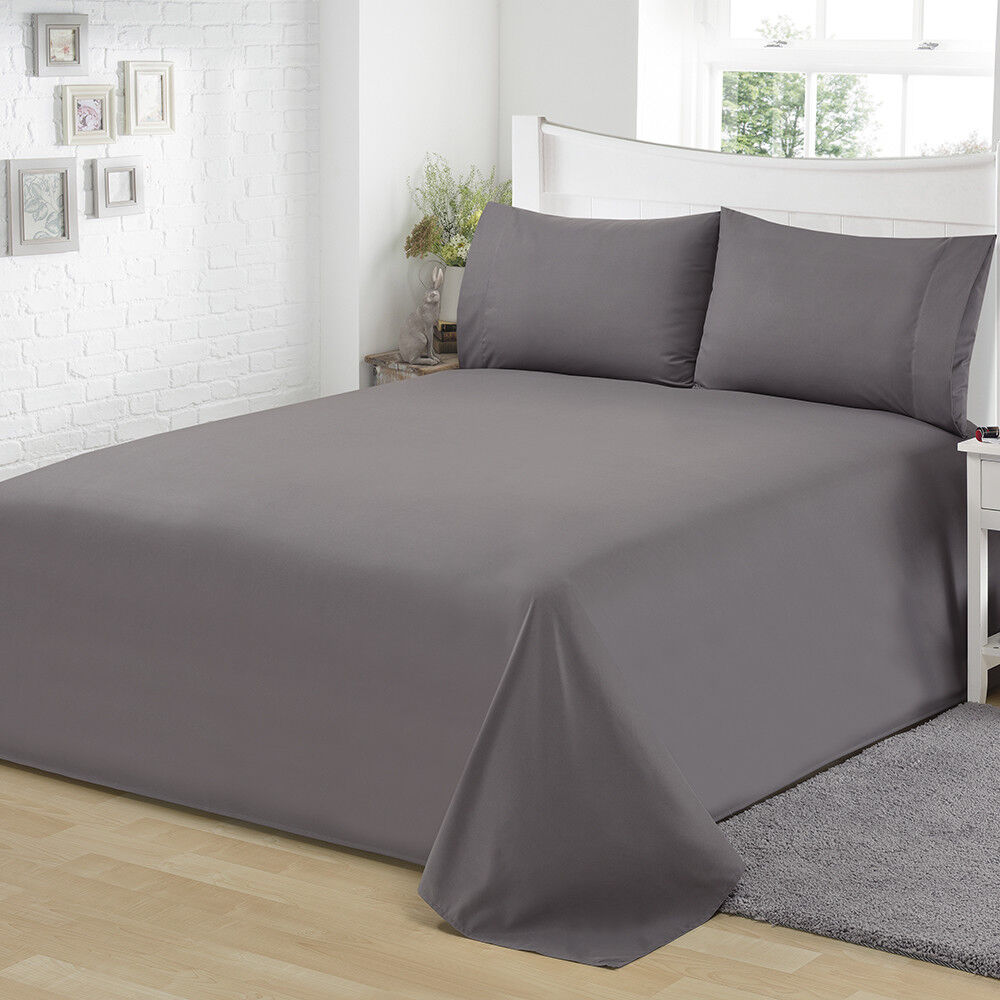 Ultra Soft Microfiber Wrinkle Resistant Quilt Cover Set with Flat Sheet & Pillowcases Single/King single/Double/Queen/King All Sizes